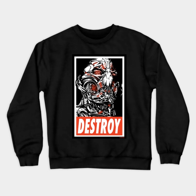 DESTROY Crewneck Sweatshirt by KKTEE